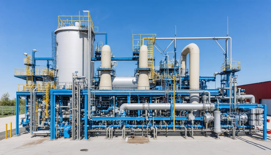 Real-world implementation of underground thermal storage system at an industrial facility