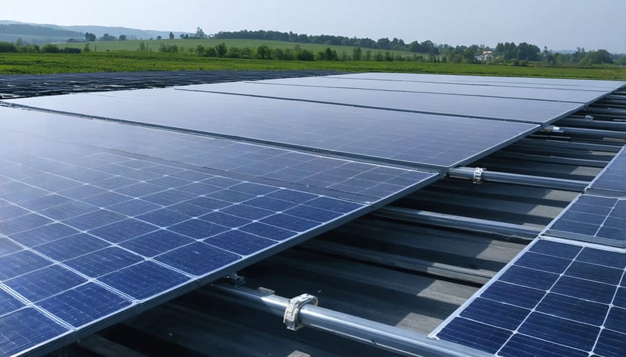 Industrial facility recycling end-of-life solar panels with robotic sorting systems