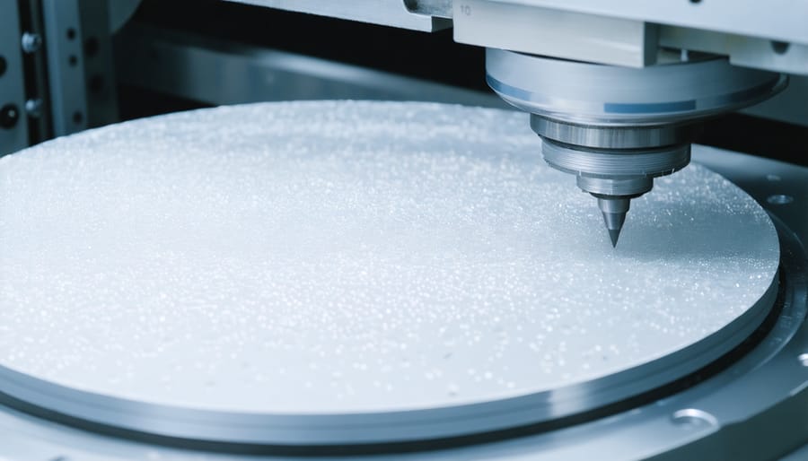 Industrial process of silicon wafer production for solar panels