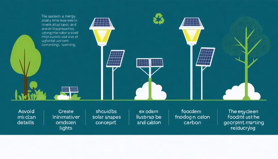 Environmental impact comparison between solar and traditional garden lighting